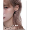 Red Star Butterfly Shadow Earrings are fashionable, unique, individual and exquisite for women. Dark style and hot girl charm. 925 silver needle stud earrings wholesale Specification image